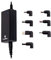 CoolBox Cargador Portátil Universal 45W 15V-20V con 14 Puntas y Selección de Voltaje Automática. Compatible con Lenovo, HP, ASUS, Acer, Toshiba, VANT. Puerto USB para Carga de Smartphone y Tablet