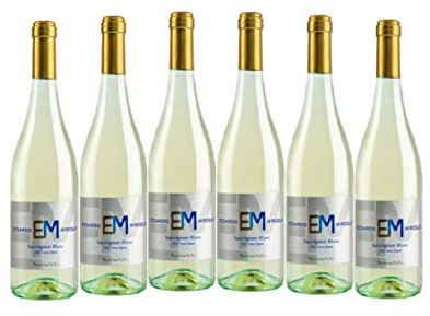 Paket von 6 Flaschen SAUVIGNON BLANC EM, 0,75 l, Elenovo, Bulgarien