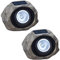 ACMHNC Solarleuchten Garten LED Solar Stein Lampe für außen, 2 Stück Stein Optik Solarlampe Gartenlampe Gartendekoration Steinlampe Wasserdichte Solarsteine Leuchten Beleuchtung für Terrasse Weg