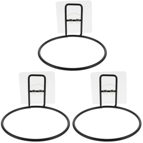 VILLCASE 1set Pet Bowl Bracket Hanging Feeder Rack for Cats and Dogs Self-adhesive Design Height to Reduce Neck Strain for Food and Water