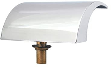 Rubinetto Miscelatore Ingresso Cascata Vasca Termostatico Ottone Cromato per Maniglia Doccia Idromassaggio, Controllo Termostatico Automatico, Maniglia Tripla Divisa (Rubinetto Cascata 10)