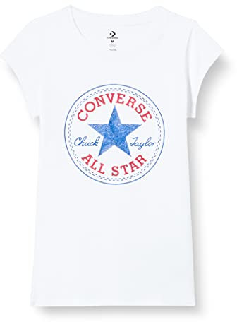 Converse Baby Timeless Chuck Patch White Short Sleeve T-Shirt, 10 Years