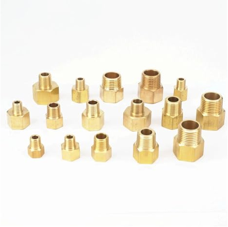 MMLFX Raccord de Tuyau en Laiton NPT Femelle à mâle BSP 1/8 ; 1/4 ;3/8 ; 1/2 ;Connecteur Adaptateur for Manomètre Air Gaz Carburant Eau 1pc (Size : Type 11)