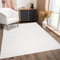 payé Teppich Wohnzimmer - Creme 200x290cm - Meliert Optik - Boho Teppiche für Balkon Terrasse Garten - Hochtief 3D Effekt - Indoor Outdoor Schlafzimmer Esszimmer