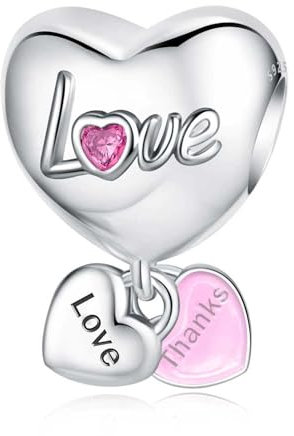 Herz Ballon Charms für Pandora Charms (Herz) als Valentinstagsgeschenk.