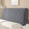 PRELGOSP Bett Kopfteil Bezug, Stretch Bettkopfteil Hussen, All-Inclusive Kopfteilbezug Staubdicht Abdeckung für Gepolsterte Schlafzimmer Kopfteil,Dark Grey,180cm