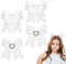 4 Stück Große Schleife Haare, 8 Zoll Weiße Schleifen für Cheerleader, Haarschleife Damen, Satin Haarschleife Mit Pferdeschwanzhalter, Haargummi, Haar Accessoires für Damen, Mädchen