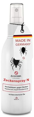 BIODELTA Zeckenspray 200 ml - Zeckenschutz für Outdoor-Aktivitäten | Anti-Zecken-Spray mit Langzeitwirkung - für Wandern, Garten und Outdoor-Aktivitäten