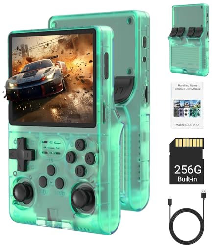 R40S Pro Retro-Handspielkonsole, 3,5-Zoll-IPS-Bildschirm, 30.000 Spiele, -Retro-Konsole, 3800 MAh Wiederaufladbare Tragbare Tragbare Taschenkonsole, Unterstützt über 20 Spieleemulatoren