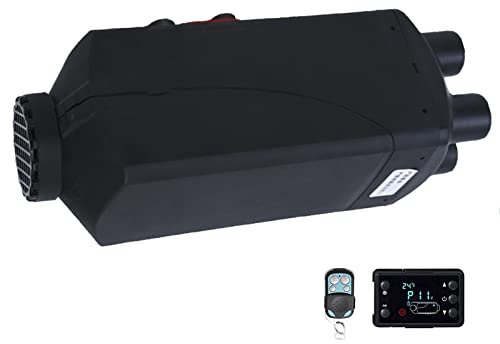 Calentador diésel de 24 V y 2 KW con tanque de 10 L, calentador de aire para estacionamiento de automóviles con pantalla LCD de control remoto, desempañador de descongelación de calentamiento rápido