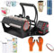 Sublimation Straight Tumbler Mug Heat Press Machine 20 and 30 oz - DIY Heat Transfer for 10-30oz Cups - Blank Skinny Tumbler Cup Press