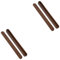 Cabilock 2er-box Essstäbchenbox Aus Schwarzem Walnussholz Für Utensilien Essstäbchen Reiseetui Besteckkoffer Aus Holz Essstäbchen-organizer Dark Brown Hölzern
