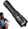 Linterna de luz fuerte LED, Linterna portátil para exteriores | Potente linterna LED portátil con zoom,Linterna de luz potente de largo alcance para montañismo, pesca, trabajo al aire libre, camping,