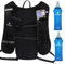 Gilet de course pour homme et femme avec 2 bouteilles souples de 470 ml, réfléchissant, support pour téléphone portable, léger