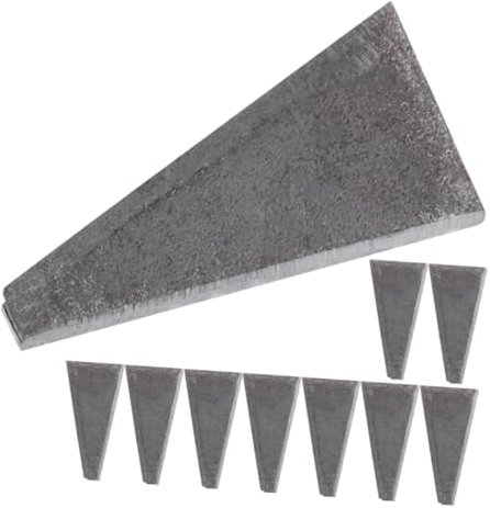 ARTIBETTER 20Pcs Triangle Wedge Reinforcement Tool Set High Carbon Steel Hammer and Wedges for Enhanced Tool Stability