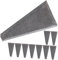 ARTIBETTER 20Pcs Triangle Wedge Reinforcement Tool Set High Carbon Steel Hammer and Wedges for Enhanced Tool Stability