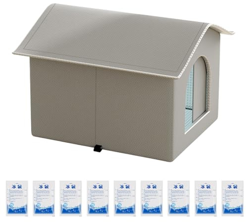 Hundehaus - Katzenhaus - Isolierte Haustierhöhle - Tragbare Isolierte Hundehütten - Tragbare Haustiere Apartments für Kätzchen Welpen Kaninchen Warmer Tag Hideaway Home Travel Urlaub