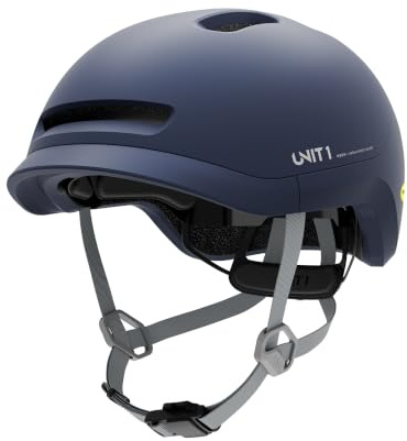 UNIT 1 NEON MIPS Smart Fahrradhelm mit Blinkern & Bremslicht | MIPS Smart-Fahrradhelm mit Blinkern, Lichtern & Sturzwarnung