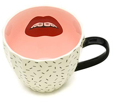 Scion Tatty Devine – Keith Brymer Jones Collaboration Range – Keramiktasse – Dental Bling – 350 ml