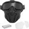 Máscara táctica de Airsoft Paintball con Sistema de Ventilador antivaho, máscara Desmontable, Gafas Protectoras antivaho Desmontables, protección Integral, Juego de Lucha CS Transpirable