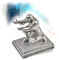 Ritter Figur - Kniender Mittelalter Ritter Schwert Brieföffner Ständer, Stifthalter Figur, Ritter Stifthalter Exklusives Wohnaccessoire, Büro Schreibtisch Zubehör & Ritter Geschenk, Silber