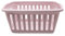 CABLEPELADO Cesta Ropa Rectangular plástico, cesto lavandería, Canasta Colada, Cesta para la Colada de plástico, 57 cm largo x 38 cm ancho x 25 cm alto, Plástico, Con asas, Rosa