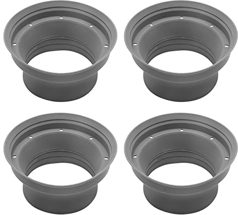 RECOIL SPB65K 4 Pack Foldable Silicone 6.5” Car Speaker Baffle Kits, for Sound Quality Improvement and Speaker Protection, Four Pieces