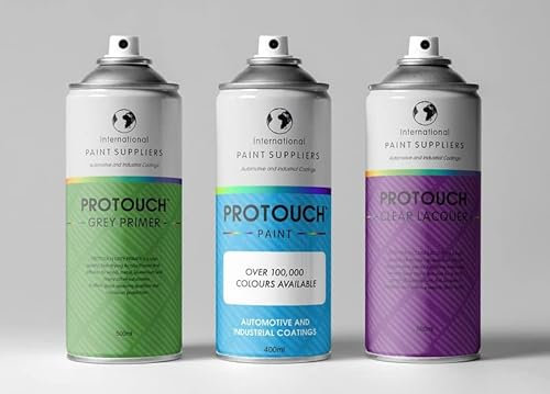PROTOUCH FOR MERCEDES 197/9197 OBSIDIAN SCHWARZ BLACK CAR PAINT PRIMER LACQUER SPRAY AEROSOL KIT
