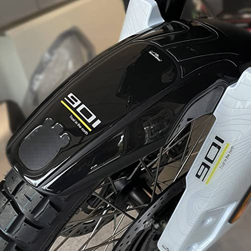 Resin Bike Aufkleber für Motorrad Kompatibel mit Husqvarna Norden 901 2022. Kotflügelschutz vor Stößen und Kratzern. 3D-Harzklebstoff - Stickers - Made in Italy