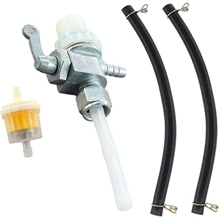 HURI Benzinhahn M12x1 mit Wassersack für Hercules Prima Kreidler Zündapp Moped Mofa