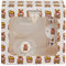 Set di ciucci per bambina con cappuccio, supporto e clip Guess