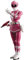 Flame Toys Figurine Power Rangers modèle Furai en plastique Rose Ranger 13 cm