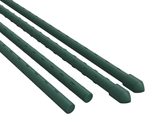 vidaXL Pflanzenstützen 30 STK. Grün 60 cm Stahl