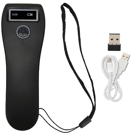 ciciglow Hand-Barcode-Scanner, 2D-Barcode-Scanner mit HD-Kamera, 120 FPS, 900 K, Interner Speicher, Barcode-Leser für 1D-2D-QR-Code