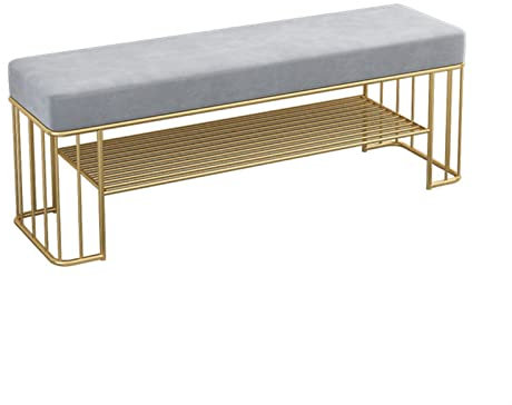 Schuhregal Schuhregal for den Eingangsbereich, Schuhbank, Eingangsbank, Schuhaufbewahrungsregal mit gepolstertem Sitz for Eingangsbereich, Schlafzimmer, Wohnzimmer, Badezimmer, Flur Schuhschrank ( Col