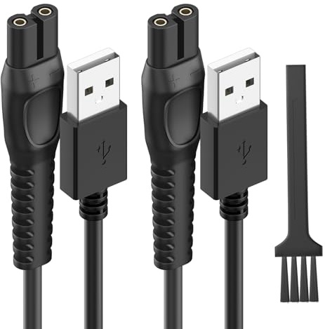 Newding 5V Charger 2-Pack Compatible with Philips OneBlade, USB UK Plug