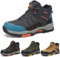ASTERO Stivali Neve Bambino 31-38 con Ramponi Scarpe Trekking Ragazzi Ragazze Cotone Montagna Escursionismo Invernali Stivali Gomma Bambino Blu 38