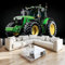 Fototapete Vlies Tapete Traktor Schwarz Im Landhausstil 250x175 cm 3D Effekt Wandbild Vlies Wandtapete Moderne Wohnzimmer Mural Schlafzimmer Kinderzimmer TV Hintergrund Wand Dekora