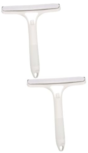 KOMBIUDA Limpiacristales Ergonómico para El Hogar (2 Unidades) De Plástico para Ducha Y Puertas De Cristal.