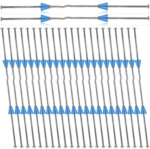 Blulu 25 Pcs 8 x 4 3/4 Standard Snap Ties for Concrete Forms, Short End - 4.75 Concrete Snap Ties with 1 Plastic Cones, 2: 1 Safety Factor, 2, 250 Lbs Working Load for Construction