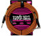 Ernie Ball Cable de Guitarra Trenzado, Recto/Acodado, 5,49 m - Pumpkin Pie