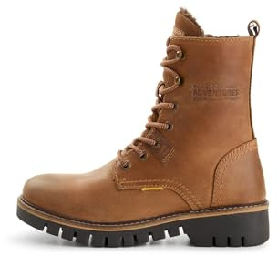 camel active Damen Stiefelette aus echtem Leder Braun, womenswear-37