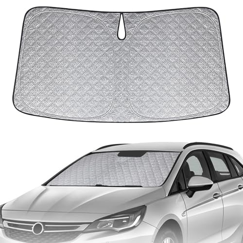 Parasol de Ventana Delantera de Coche Repuesto para Opel Astra K 2015-2021, Parasol para Parabrisas de Coche en el Interior Plegable, Protección UV Reflectante contra el Polvo