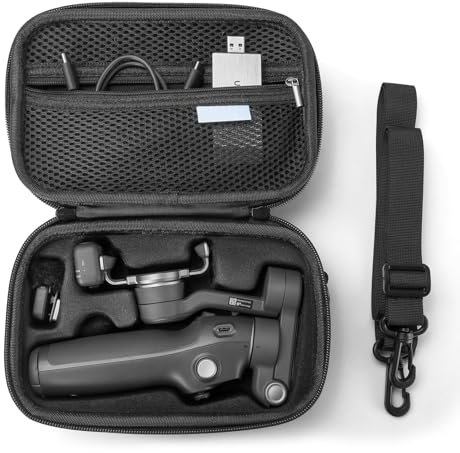 Uvafly Osmo Mobile 7P Tasche, tragbarer Aufbewahrungstasche, kompakte Tragetasche für DJI Osmo Mobile 7/Osmo Mobile 7P Vlog Combo Zubehör
