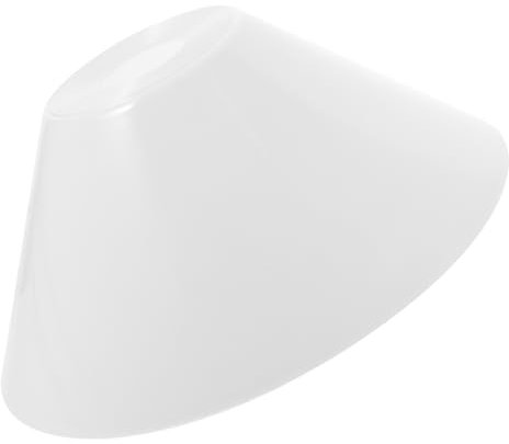 NUOBESTY Ufo -lampenschirm Abdeckung Lampenschirme Groß Hängend Geriffelt Lampenschatten Hängen Klein Bardekor Drinnen Dekoration Deckenleuchten Leuchter Anhängerlampenschirm Weiß Acryl