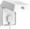 Uqezagpa Adhesive Socket Covers for 86 Type Outlets, White ABS Protectors Against