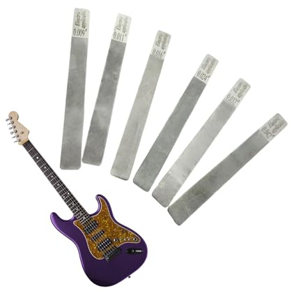 Lime pour frettes de guitare - 6 pièces outil de biseautage des bords, lime pour terminer les extrémités des frettes, pour étudiants en musique, instruments à corde, réparation diapason basse