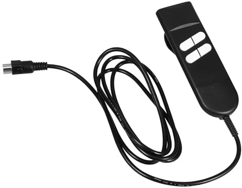 MALUGOGO Elektrische Sofa Fernbedienung 4 Tasten 5 Pin Anschluss Lift Stuhl Ersatz Handregler für Liegestühle und Steigstühle Kompatibel mit mehreren Marken