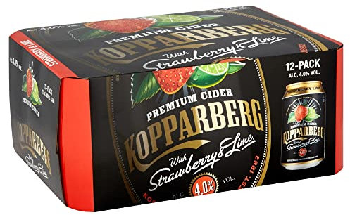 Kopparberg Strawberry and Lime Cider, 12 x 330ml
