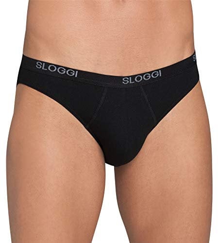 sloggi men Basic Mini, Black, 5 Homme